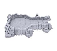 EnderToys Planetary Outpost Trenches Auxiliary Set by Makers Anvil, 3D Printed Tabletop RPG Scenery and Wargame Terrain 28mm Miniatures