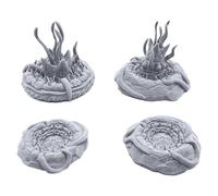 EnderToys Sand Worms by Printable Scenery, 3D Printed Tabletop RPG Scenery and Wargame Terrain 28mm Miniatures
