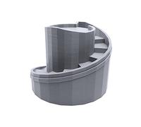 EnderToys Tower With Staircase, Terrain Scenery for Tabletop 28mm Miniatures Wargame, 3D Printed and Paintable