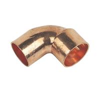 Endfeed 15mm Copper 90 Degree Street Fitting Elbow Bend End Feed - Packs of 25