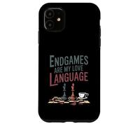 Endgames Are My Love Language Funny Chess Player Case for iPhone 11