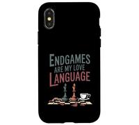 Endgames Are My Love Language Funny Chess Player Case for iPhone X/XS