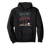 Endgames Are My Love Language Funny Chess Player Pullover Hoodie