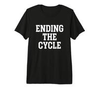 Ending The Cycle Trauma Survivor Typography Inspirational Premium T-Shirt