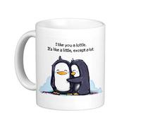 Endingfo Cute Penguins Love Animal Cartoon Classic White Coffee Mug 11oz Mug Ceramic