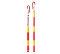 Endingfuny 5 Ton Steel Towing Bar Pole Car Recovery Tow Poles with Two Way Cushioning Damper Spring Emergency Breakdown Spring Damper Tow Pole for Household Vehicles, Small Cars, Minivans