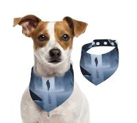 Endless Aisle Pet Scarf Dog Bandanas Spring Summer Soft Cotton Puppy Scarfs Adjustable Accessories for Small Medium Large Girl Boy Pup Large