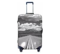 Endless Desert Highway Travel Luggage Covers - Elasticity Suitcase Covers Protector for Luggage 18-32 Inch