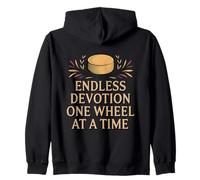Endless Devotion One Wheel At A Time Gourmet Cheese Zip Hoodie