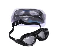 Endless EL1007 Premium Swimming Goggle with Anti-Fog and UV Protection | Black | Material : Silicon, PU | Stylish 180 Degree Wide View Glasses | Soft Silicone Gasket for Leak Proof | With Hard Case