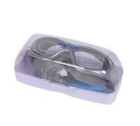 Endless EL1007 Premium Swimming Goggle with Anti-Fog and UV Protection | Silver | Material : Silicon, PU | Stylish 180 Degree Wide View Glasses | Soft Silicone Gasket for Leak Proof | With Hard Case