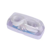 Endless EL1007 Premium Swimming Goggle with Anti-Fog and UV Protection | White | Material : Silicon, PU | Stylish 180 Degree Wide View Glasses | Soft Silicone Gasket for Leak Proof | With Hard Case