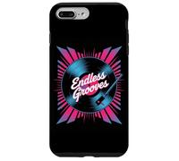 Endless Grooves Retro Vinyl Record DJ Music Case for iPhone 7 Plus/8 Plus
