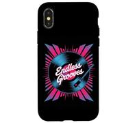 Endless Grooves Retro Vinyl Record DJ Music Case for iPhone X/XS