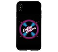 Endless Grooves Retro Vinyl Record Music Case for iPhone XS Max