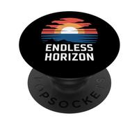 Endless Horizon Funny Sunset Adventure Design PopSockets Adhesive PopGrip