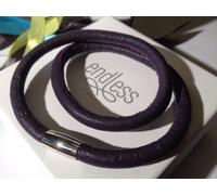 Endless Jewelry 36cm Purple Bracelet Double Strand Silver Clasp rrp £50