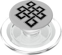 ENDLESS KNOT ETERNAL KNOT BUDDHISM JAINISM WISDOM CYCLE PopSockets PopGrip for MagSafe