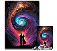 Endless Love Space 1000Pc Adults Jigsaw Puzzle cardboard Jigsaw Brain-Challenging DIY Decorative Game, Family Interactive Toy 26X38CM/10.23x14.96inch