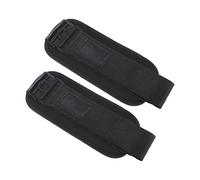 ENDLESS Premium Adjustable Pair of Ankle Strap with Double Stitching | Black | Adjustable | For Cable Machine Gym Ankle Cuff, Resistance Bands, Kickbacks, Glute Workout and Lower Body Exercises