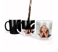 Endless Prints Magic Mug - Personalised Heat Colour Changing Coffee & Tea Mug with Your Photo! (11oz / 325ml, Black/Changing) (11oz, Black/Changing)