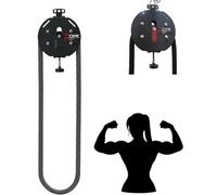Endless Rope Machine - Portable Cable Pulley System For Home Gym, 20kg Max Resistance, 4m Nylon Rope With Steel Core, Door/Wall Mountable For Full Body Workouts(Black)