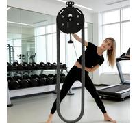 Endless Rope Trainer 2026 Upgraded - Portable Cable Pulley System With Adjustable Resistance, Versatile Home&Commercial Gym Equipment For Full Body, Arm, Back & Grip Strength Training Black