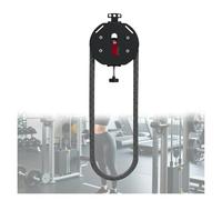 Endless Rope Trainer Black Adjustable Resistance, 4.2M Premium Nylon Endless Rope Cable Pulley Systems, Closed Loop, Full Body Strength Home Gym(Rosso)