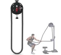 Endless Rope Trainer for Full Body Workout - Smooth Pulley Action with Adjustable Resistance to Build Strength, Stamina, and Coordination Anywhere
