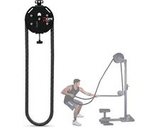 Endless Rope Trainer for Full Body Workout - Smooth Pulley Action with Adjustable Resistance to Build Strength, Stamina, and Coordination Anywhere