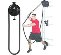 Endless Rope Trainer for Home, Adjustable Resistance Pulley Cable System, Home Gym Equipment for Grip, Arms, Back, Body Coordination