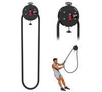 Endless Rope Trainer for Home Gym, Portable Cable Pulley System with 14 FT Closed-Loop Nylon Rope, 66LB Max Resistance Infinity Ropes Machine for Full Body Workout Cardio HIIT Strength Training