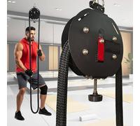 Endless Rope Trainer Full Body Workout Tool Cable Pulley Machine With 150 Kg Load Capacity Maximum Resistance of 30 Kg For Interval Resistance Training