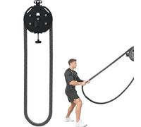 Endless Rope Trainer, Gym Pulley Machine with Adjustable Resistance, Hang to Exercise Cable System for Home Fitness, Upper Extremity Physical Training and Aerobic Exercise