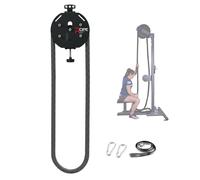 Endless Rope Trainer, Gym Rope Climbing Machine, Portable Cable Pulley System, Hanging Home Gym Equipment for Grip, Arms, Back, Body Coordination Exercises, Adjustable Resistance