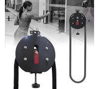 Endless Rope Trainer Home Gym Equipment for Upper Body Muscle Endurance Infinity Pull Fitness Rope for Interval Resistance Training(Black red)