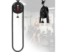 Endless Rope Trainer, Multifunction Tension Rope Equipment, Closed-Loop Nylon, Maximum Resistance Up to 20 kg, para Entrenar Fuerza de Agarre, Brazos, Espalda y Coordinación(Red)