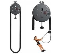 Endless Rope Trainer, Portable Cable Pulley System, with Adjustable Resistance, Home Gym Equipment, for Grip, Arms, Back, Body Coordination Exercises,Red