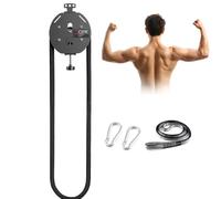 Endless Rope Trainer, Portable Full Body Workout Machine for Home | Nylon Tension Cord with Steel Grip Arms for Tool-Free Setup, Ideal for Home Workouts and Door Mounting