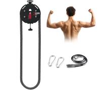 Endless Rope Trainer, Portable Full Body Workout Machine for Home | Nylon Tension Cord with Steel Grip Arms for Tool-Free Setup, Ideal for Home Workouts and Door Mounting