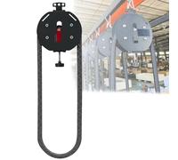 Endless Rope Trainer, Portable Pulley Cable Machine System with Adjustable Resistance, Home Gym Pull Rope for Muscle Endurance & Upper Extremity Physical Training