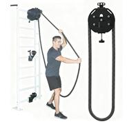 Endless Rope Trainer, Pulley Cable Machine System, Portable Rope Puller with Adjustable Resistance, Enhances Muscle Endurance Grip, Arms, Back, Body Coordination Exercises