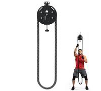 Endless Rope Trainer, Pulley Cable Machine System with Adjustable Resistance, Home Gym Equipment for Muscle Endurance and Upper Extremity Training