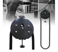 Endless Rope Trainer, Pulley Cable Machine System with Adjustable Resistance, Pull Fitness Rope, for Muscle Endurance and Upper Limb Training - Home Gym Exercise Equipment,A