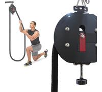 Endless Rope Trainer, Pulley Machine with Adjustable Resistance, Portable Cable Pull System for Home Gym, Suitable for Muscle Endurance, Upper Extremity Training and Aerobic Training