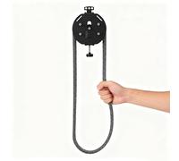 Endless Rope Trainer, Pulley System Gym, Cable Weight Pulley System for Gym Pulldown, Biceps Curl Workout, Ideal Home Gym Equipment for Forearm, Shoulder, Strength Training