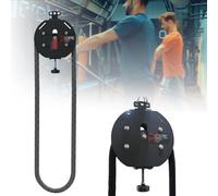 Endless Rope Trainer with Adjustable Resistance for Muscle Endurance and Upper Limb Fitness Training