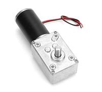 Endless Screw Motor Engine, High Torsion Speed Reducing The Electric Engine with Reversible Endless Screws 8 Mm 12 V Reversible Shaft (12V,200RPM)