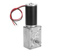 Endless Screw Motor Engine, High Torsion Speed Reducing The Electric Engine with Reversible Endless Screws 8 Mm 12 V Reversible Shaft (12V,130RPM)
