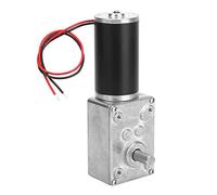 Endless Screw Motor Engine, High Torsion Speed Reducing The Electric Engine with Reversible Endless Screws 8 Mm 12 V Reversible Shaft (12V,12RPM)